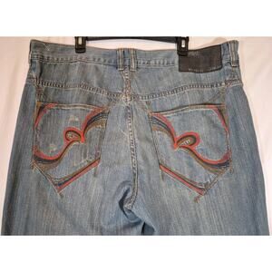 Vintage Rocawear Men's Y2K 90s Straight Leg Original Fit Jeans 42 X 33